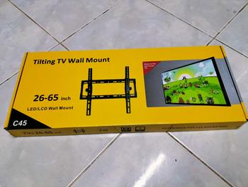 Product Review of ขาแขวนทีวี ขนาด 26-65 นิ้ว ติดผนัง ปรับก้มได้ รุ่น SR-018 ติดตั้งง่ายด้วยมาตรวัดระดับน้ำ แข็งแรงและทนทาน from l**y 0