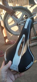 Product Review of LONGGO Bike Saddle seat Bicycle Shock Absorbing Saddle For MTB Bike Hollow Cycling Breathable Saddle from m**z 0