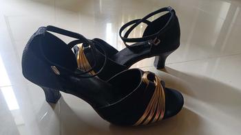 Product Review of YAN Sepatu Dance Wanita Sepatu Hak 5cm Sepatu Dansa Latin/ Line Dance from f**a o**i 0