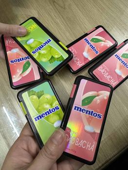 Product Review of COMBO 6 Kẹo ngậm không đường Mentos Hương Đào/Nho Bạc Hà (6 hộp nhựa) mang đến hơi thở tươi mát from M**🍓 1