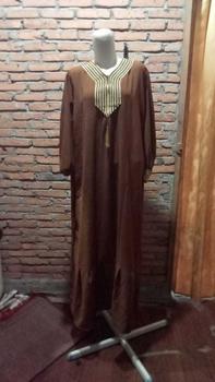 gamis abaya kaftan bahan crinkle airflow Wanita Muslim Nyaman ...