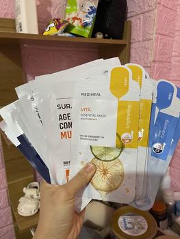 Product Review of KOL - Combo 10 Mặt Nạ Hỗ Trợ Dưỡng Da SUR.MEDIC Mask 30g/miếng from S**🧃 1