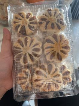 Product Review of bánh khóm hoa mai-  # ít đường- hương vị dứa -  Hữu cơ # Đào bánh khóm vị chua ngọt không gmo banh bánh abc ăn cùng from M**è 1