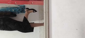 Product Review of Declare&Dee Heels Blok Wanita Pitaloka Square Toe High 3 CM Black Karet Belakang Best Seller Shoes flat  shoes from a**a 0