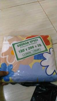 Product Review of AF Sprei Center SPREI BISA COD TINGGI 20 CM UK 120x200 160x200 180x200 Seprei SUDUT KARET SET SARUNG BANTAL DAN GULING from y**e 1