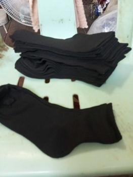 Product Review of (W-011) ซื้อ 5 แถม 5 คู่ !!! ถุงเท้าข้อกลาง ถุงเท้าแถบหนา ถุงเท้าสีสุภาพ (ดำ/ขาว/เทา) เนื้อผ้านุ่ม ใส่สบาย ใส่ได้ทุกโอกาส ผู้ชาย ผ้าฝ้าย Cotton Man ผ้าไหม from แ** ว**า 0