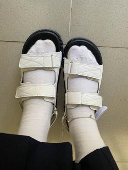 Product Review of Giày Sandal Nữ 2 Lớp 2 Quai Xé May Liền Đế Cao 3cm Mã HNSD3F865 from A**/ 0
