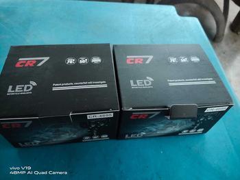 Product Review of Lampu Tembak LED Laser 2 Mata CR7 Jauh Dekat Kuning Putih 40 Watt Waterproof from s**a 2** 1