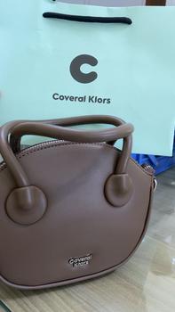 Product Review of COVERAL KLORS -【đóng gói hộp quà tặng】Túi xách nữ hình vỏ sò, phong cách Pháp thanh lịch, phong cách thời trang đơn giản, túi đeo vai nữ màu trắng Bag Da from K**n 0