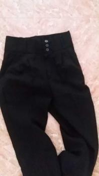 Product Review of Quần tây baggy nữ cạp cao 3 cúc màu đen kem chất vải tuyết mưa dày dặn Nhung Women Pants Ong from q**c đ** p**c 1