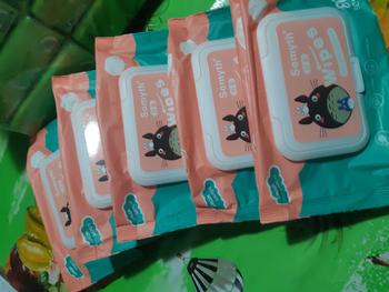 Product Review of (Buy 5 get 10 free) 300 Sheets x 10 Pack) Organic Green Tea Facial Tissue 3ply & 5 Pack Baby Wipes Napkin from J** ‼** 3