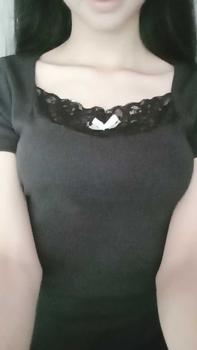 Product Review of BARE_Áo thun ôm tay ngắn vạt bầu phối ren nơ chất thun gân tăm- A363 Nữ Top Women Voi Xám Sơ Mi Đen Cổ Tròn from 9** 0