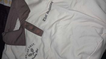 Product Review of JUST LIKE THAT SWEATER CROOPE - SWEATER CROP WANITA KERAH KANCING baju bandung Fit Fleece from z**a s**y b**y 1