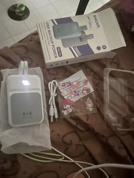 Product Review of powerbank20000mah แบตสำรองไร้สาย รุ่น YM-791 แม่เหล็กดูดชาร์จธนาคารพลังงาน การชาร์จแบบไร้สายแม่เหล็กแบบสองสาย พลังมือถือ from เ**ม ค**ก ฟ**้ 🦩** 2