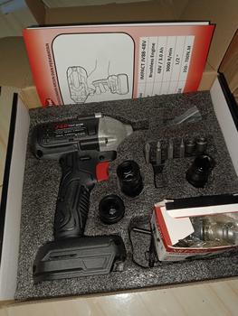 Product Review of Gudang Jatek Impact wrench Cordless JLD 350 NM Mesin Impact Wrench Baterai 88 Volt from f**4 2