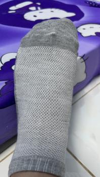 Product Review of Set 10 đôi Tất cổ Ngắn Khử mùi, Vớ cổ ngắn Nam Nữ có Lưới thoáng khí, chống tuột, mùa hè unisex Cotton - XUONGVOSAIGON Menswear  khỏe mạnh from T**i 1