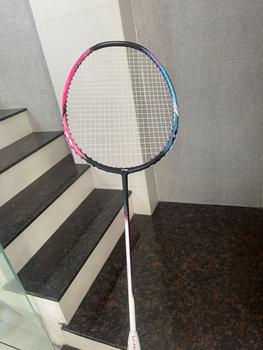 Product Review of Vợt cầu lông Liningg - 90000 - 90000i - 90000c - 90000d - 70000i Xanh - 70000i Hồng - Tec 9 khung chịu lực Full Carbon có rãnh thoáng khí, căng sẵn 10,5 Max 13kg tặng kèm quấn cán và bao đựng from T**🪡 2
