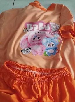 Product Review of Bộ quần áo hoạ tiết baby three đáng yêu mùa hè sz từ 9-38kg from o** ❛** )** N**c B**h n** 0