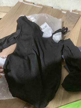 Product Review of Áo thun cổ vuông nút bấm vạt bầu ôm dáng from T**ỳ L**h 2