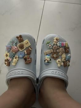 Product Review of Set 14 Sticker Charm 3D chủ đề Vintage nhựa cứng DIY gắn Dép Sục Cá Sấu Gamo JB-52 from ** t**o l**g b**g ** 0