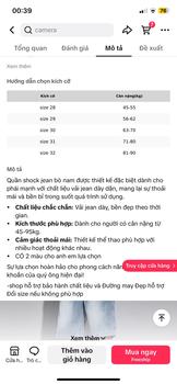Product Review of quần shock jean bò nam vải jean dày dặn sweat sport 45-95kg from P**🧀 0