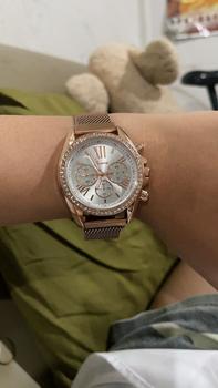 Product Review of นาฬิกาข้อมือผู้หญิง GENEVA หน้าปัดเลขโรมันขอบล้อมเพชร สายเลส-สายแม่เหล็ก (G58) from P**G 0