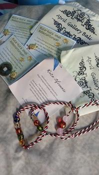 Product Review of April Gallery - Paket 3 Gelang Tridatu Mantra Panca Rose Cinta Perempuan Laki-laki Batu Aksesoris Benang Putih Bracelet from ◌**◌ 2