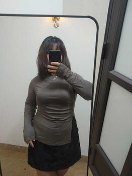 Product Review of Áo Giữ Nhiệt Dài Tay Nữ Cổ 3 Phân Nhúm Sườn Xẻ Tà BigSize MiSoul, Áo Thu Đông Cổ 3 Phân Dáng Form Ôm Body 222 Top Cổ Tròn Women Ong Đen from T**ỳ N**s 0