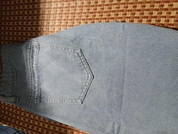 Product Review of Quần bò ống suông chất jean nam dáng baggy màu xanh đen xám phom rộng Menswear Denim Pants Có Túi Ong from n**e 3