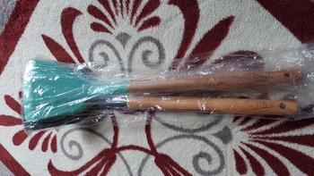 Product Review of JIB Silicone Utensil Spatula / Spatula Silicon / Utensile Turner / Sutil Silikon Tahan Panas Gagang Kayu from T**a 1