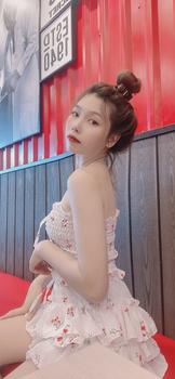 Product Review of Set đồ nữ đẹp áo cúp ngực mix chân váy tầng hoa nhí cup Women Top Voi Sen from Z** Z** 2