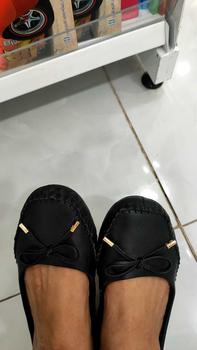 Product Review of Giày Búp Bê Bệt Da Thật Êm Chân Gắn Nơ Pixie X603 from H**g 0