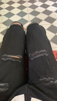 Product Review of QUẦN JEAN NAM DÀI MÀU ĐEN RÁCH ĐÙI RÁCH GỐI CÁ TÍNH MENSWEAR PANTS Có Túi from H**g Đ** T**g 0
