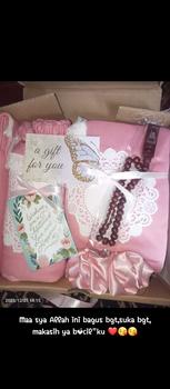 Product Review of Hampers / bingkisan / kado mukena hyget Muslim Pouch Dewasa Motif Travel from p**. 1