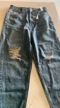 Product Review of YURI JEANS - (Vải QCCao Cấp) Quần Jeans Baggy Màu Dơ Bụi Rách Gối Chất Mền Mịn Dài94cm Nữ Pants from b**u b**u 1