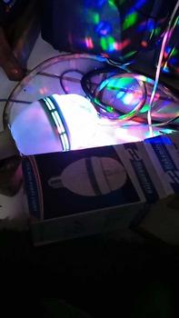 Product Review of Lampu LED Disco RGB putar Lampu Disko bolam Putar Warna Warni Lampu LED Disco Pelangi Putra E27 Murah Lampu LED putra Colour Rainbow Bohlam Lamp from B**g A**s 1