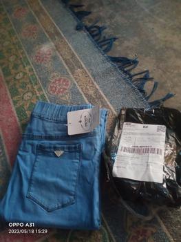 Product Review of Celana Jeans Legging Pinggang Karet Wanita Slimift Skinny Jeans Nyaman Grey Panjang from m**0 0