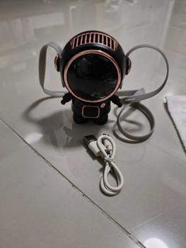 Product Review of พัดลมคล้องคอ พัดลมเมชา รูปทรงนักบินอวกาศ ชาร์จ USB พลังเทอร์โบ ลมแรง เสียงเงียบ ใช้งานได้ยาวนาน from f**e 0