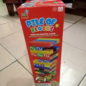 COD PROMO AU04 MAINAN MURAH ANAK / MAINAN UNO / MAINAN TOWER UNO STACKO + 8PCS PALU