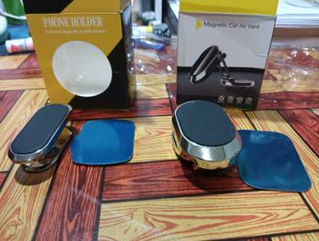 Product Review of แม่เหล็กติดมือถือในรถยนต์ ที่วางมือถือแม่เหล็ก ที่วางโทรศัพท์ในรถ แบบแม่เหล็ก แข็งแรง พับได้ 360° ใช้งานได้กับมือถือได้ทุกรุ่น Car from F**y 0