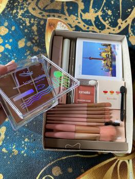 Product Review of 12PCS  BRUSH MAKEUP SET Eye Shadow Disk + Eyeliner + Makeup Brush + Powder Blusher from 🎀**💫 3