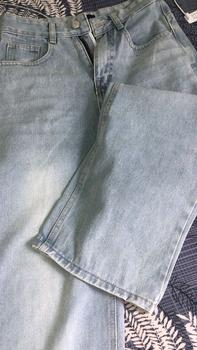 Product Review of (S-2Xl) HHCHOU- Quần Jeans Suông Trơn Màu Xanh nhạt vải Qc mềm h3369 Nữ Pants Kem Women from k**l 0