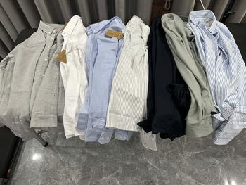 Product Review of Áo sơ mi nam tay dài hai túi đắp hộp vải Oxford denim công sở Nexx&Dee SM04 from K**o 1