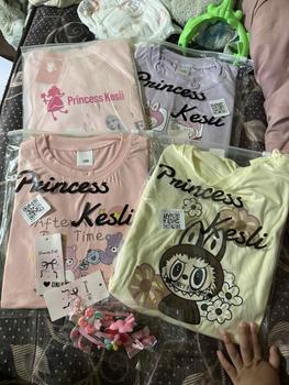 Product Review of PRINCESS KESLI เสื้อยืดสีฟ้า เสื้อยืดเด็กผู้หญิงแขนสั้นผ้าร่องสีพื้น นุ่ม ลื่น ใส่สบาย วันแม่ 1-12  ปี from ส**g 0