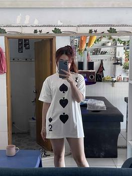 Product Review of [A-20 ]Áo phông 3 Bích hình in ,chất cotton mát ,from rộng Nữ Women from 💋**g c**💋 2