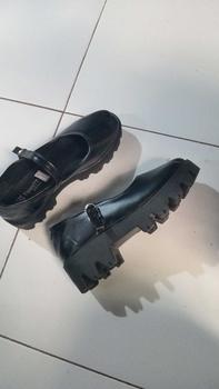 Product Review of Sepatu loafers wanita sepatu Loly MJ Hitam Putih Shoes Sandal Sendal fantofel  korea from n**ä 1