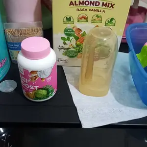 Momsy Almond Mix, Minuman Almond Rasa Vanila 6 sachet BPOM & HALAL [Live Creator]