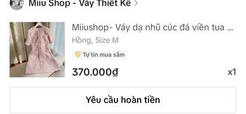 Product Review of Miiushop- Váy dạ nhũ cúc đá viền tua rua from V** N**n 0