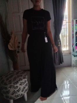 Product Review of Jeha Kulot - Bawahan Wanita - Ceruty - Polos - Celana Rit - Kuliah - Jalan - Santai - Kasual - Elegan - Santai Muslim Panjang from 🕊**• 2