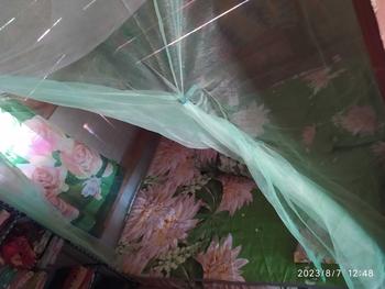 Product Review of Kelambu Motif Polos Kamar Tidur Ukuran 160x200 from m**g 0